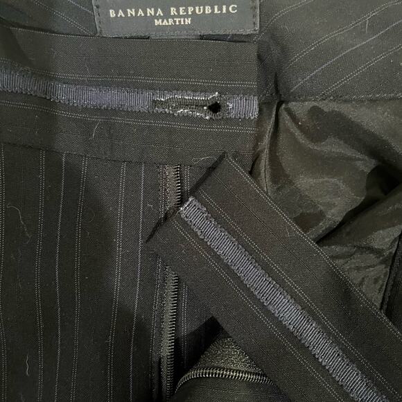 NEW Banana Republic Wool Pinstripe Structured Hourglass Martin Classic Pantsuit - Picture 9 of 16